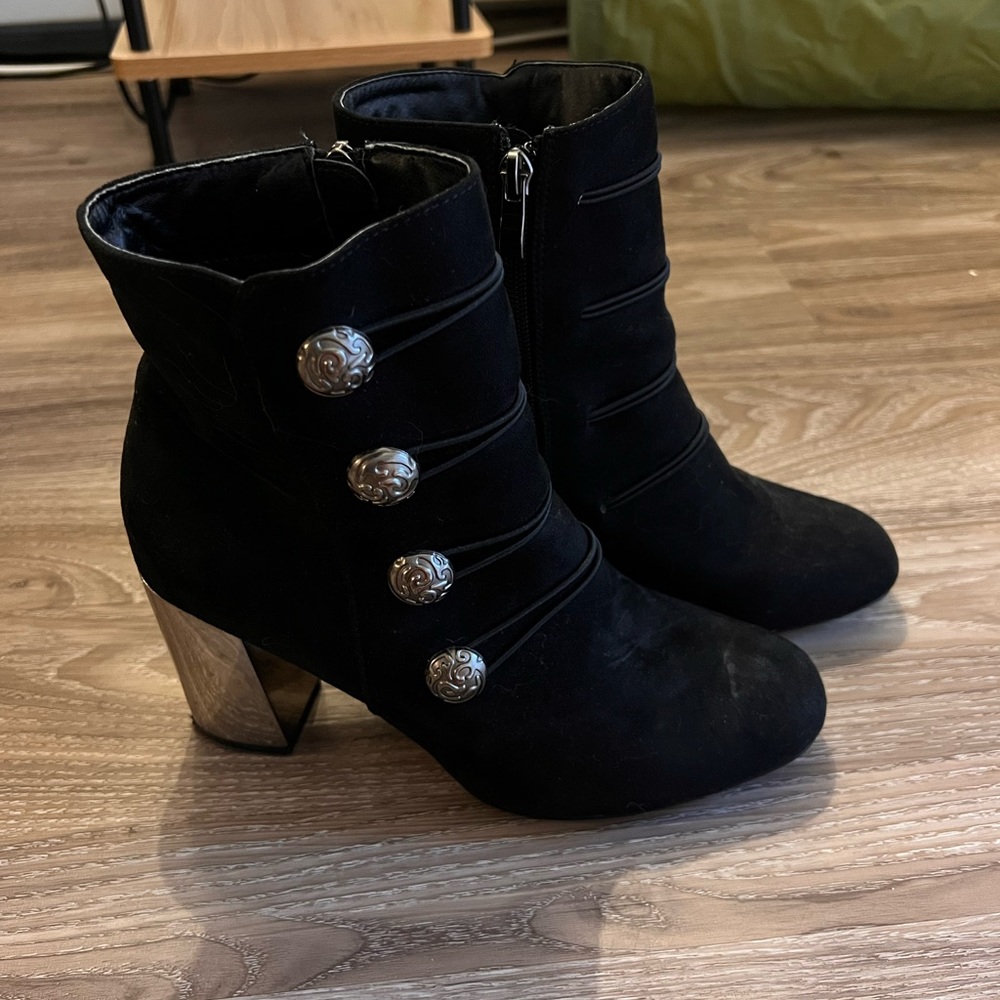 Black Heeled Booties